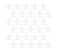 Healeved Ensemble de 40 Articulations de Cadre en Plastique Blanc 20 Mm pour Squelettes de Poupées Soi-même, Connecteurs Flexibles pour Accessoires de Poupée, Fabrication Artisanale