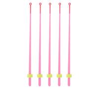 Healeved Ensemble de 5 Cannes à pêche Portables - Accessoires de pêche en extérieur pour la sur Glace, en Eau Douce et en Eau salée - 14 x 1 x 1 cm