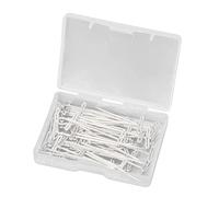 Healeved Ensemble De 50 Pièces goupilles en T en métal épingles de blocage de broche de modèle de Aiguille de couture pour Fixation de