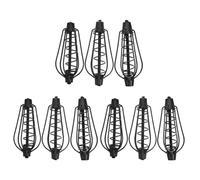 Healeved Ensemble de 9 Cages à Appâts Détachables pour Pêche à la Carpe Électroplaqué Cuivre Poids 20G/25G/30G Lance-Appâts Portable Noir Panier à Amorce Longue Distance