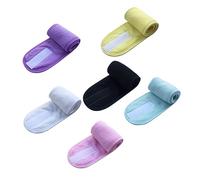 Healeved Ensemble de Bandeaux Nettoyants pour Le Visage 6 Couleurs Bandeaux Anti-transpiration pour Le Yoga Le Sport Le Spa Le Maquillage Et Les Soins Du Visage
