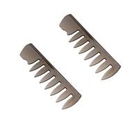 Healeved Ensemble De Peignes De Coiffure Pour Hommes Peigne En Plastique Pour La Coiffure Lot De 2 Peignes À Dents Larges