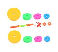 Healeved Ensemble d'Haltères Réglables pour Garçon et Filles Poids Ajustable par Remplissage d'Eau Fitness Sécurisé pour Tout-Petits pour Entraînement Ludique en École Primaire