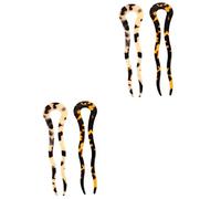 Healeved Ensembles d 39 Épingles à Cheveux En Forme De u En Écaille De Tortue Design Français Pinces à Cheveux Tendance Indispensables Pour Les Occasions.