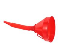 Healeved Entonnoir à Carburant Plastique Épais 165 MM Filtre Intégré et Tuyau Flexible Long Entonnoir Polyvalent pour Huile Moteur Voiture et Moto Outil Anti-Débordement pour Remplissage