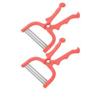 Healeved Épilateur Facial Manuel pour Femme 2pcs avec Ressort pour Épilation du Visage Lèvre Supérieure Design Portable en Métal et Plastique pour Voyages