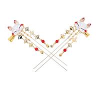 Healeved Épingle à Cheveux à Pompon Chinoise En Alliage Masque De Dessin Animé, Clip Latéral Pratique, Style Fée, Accessoire Cheveux Chinois Pour Femme, Pour Coiffure Quotidienne