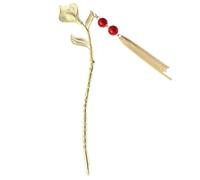 Healeved Épingle à Cheveux Tulipe en Alliage et Plastique, Accessoire Coiffure Élégant Vintage pour Embellir Cheveux et Ajouter une Atmosphère Raffinée