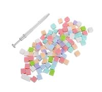 Healeved Éponges pour Ongles et Stylet pour Nail Art Mini Éponges Douces Réutilisables pour Manucure Bloc Polissoir pour Ongles