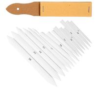 Healeved Estompe à Papier Double Pointe, Lot de Set, pour Étudiants en | Blanc, Léger et Facile à Transporter, Usage Scolaire et Croquis Extérieur, Outil de Dessin sur Papier