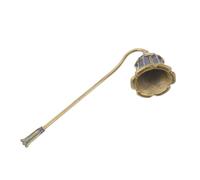 Healeved Éteignoir à Bougie en Métal Vintage Petit Format, Outil D’Extinction Poignée Longue pour Bougies Parfumées, Accessoire Pratique pour Maison et Aromathérapie, Contrôle Rapide