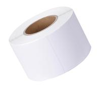 Healeved Étiquette Vierge Autocollante en Papier Art Blanc, 1 Rouleau, Inscriptible, pour Classification Alimentaire et Fournitures Créatives, pour Flacons D’huiles Essentielles et Bocaux