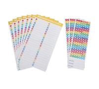 Healeved Étiquettes pour boîtes électriques (10 feuilles) - Étiquettes numérotées pour panneaux de disjoncteurs - Répertoire des numéros électriques amovibles - Étiquette pour centre de charge