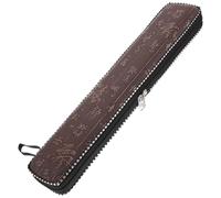 Healeved Étui Imperméable pour Flûte en Bambou Paquet de Rangement Ajustable 48 CM Housse Anti-Salissure pour Instruments à Vent Accessoires pour Flûte Protection Couleur Aléatoire