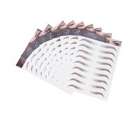 Healeved Faux Autocollants Pour Sourcils Temporaires Marron Clair Lot De 9 Feuilles Pour Les Soins Et Les Sourcils