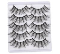 Healeved Faux Épais Extensions De Synthétiques Look Pour De Yeux Pour Les Soirées Cosplay