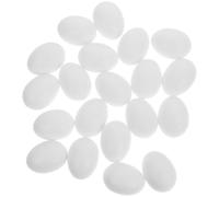 Healeved Faux Œufs de Pigeon Simulés pour Pigeons de Course 20 Pièces | Œufs de Pigeon de Simulation, Effet Réaliste, Légers, pour L’incubation et L’élevage des Pigeons de Course