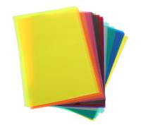 Healeved Feuilles de Cellophane Colorées A4 Translucides pour Loisirs Créatifs 50 Feuilles Papier Cellophane Transparent pour Décoration Emballage et Activités Manuelles Éducatives