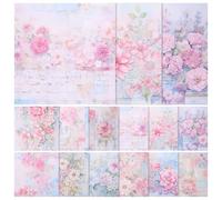 Healeved Feuilles de Papier à Scrapbooking Multi-usages, Épaisseur Optimale, Format Standard, pour Matériel de Revue, Journal Intime et Bricolage Créatif, pour Loisirs Artistiques et