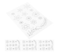 Healeved Feuilles de Positionnement pour Quilling 4 Pcs en Papier Recyclé, Outil de Réglage des Coordonnées pour DIY, Compatible Matériel Quilling et Création Artistique