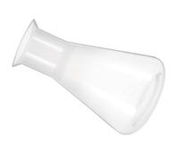 Healeved Flacon Conique Erlenmeyer en Plastique 1000ml Bouchon, Grosse Capacité et Prévention des Éclaboussures pour Analyse Chimique en Laboratoire