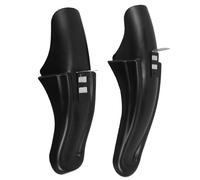 Healeved Garde-Boue pour Vélo VTT Ensemble Garde-Boue et Arrière en Plastique Noir Léger Accessoires Vélo Gravel Compatibles Protection Boue et Éclaboussures pour Cyclisme Outdoor