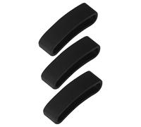 Healeved Gardien de bracelet de montre 3pcs noir en caoutchouc, compatible avec Suunto Core, adapté aux sorties en plein air