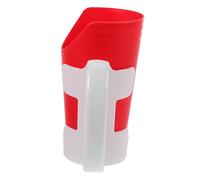 Healeved Gobelet Adapté Pour Personnes Âgées U-type Rouge Avec Support Amovible Ergonomique Antidérapant Aide à Boire Hospitalisation Rééducation