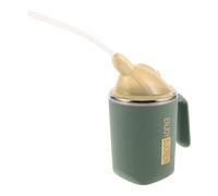 Healeved Gobelet Anti-fuites 400 Ml en Acier Inoxydable Vert, Tasse de Sécurité pour Personnes Âgées et Patients Alités, Régulateur de Débit pour Dysphagie, Adapté aux Soins à Domicile