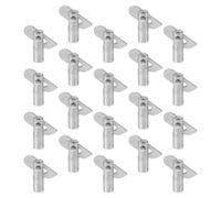 Healeved Goupilles de Fixation Fendues 20 Pièces Galvanisées pour Assemblage d'Échafaudage et Accessoires de Sécurité en Milieu Professionnel