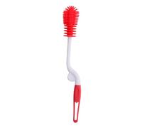 Healeved Goupillon Brosse Rotative Pour Biberon Rouge En Silicone Alimentaire, Séchage Rapide, Brosse Amovible 360° Pour Nettoyage Des Bouteilles Et Tasses Bébé