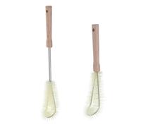 Healeved Goupillon de Nettoyage 2 Pcs pour Bouteilles et Gobelets en Bois et Nylon