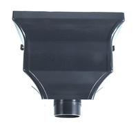 Healeved Gouttière en Alliage D'aluminium de Forme Arquée pour Système de Drainage des Eaux Pluviales, Résistance la Corrosion et Installation Facile pour Usage Extérieur