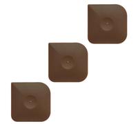 Healeved Grattoir la Cuisine 3pcs en PC Résistant à L'usure Design Antidérapant, Outil de Nettoyage Pratique pour Poêles et Planchas à Domicile