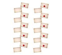 Healeved Guirlande Décorative Halloween 10 Enveloppes Vierges en Papier Robuste Bannière Suspendue Sorcier Magique pour Fête D’Anniversaire Garçon et Filles Décoration Intérieure