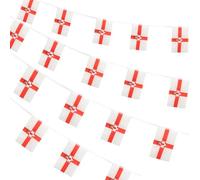Healeved Guirlande Fanion Drapeau de L'irlande du Nord en Polyester Léger Réutilisable pour Décoration Intérieure et Extérieure, 1 Set de Bannière Suspendue