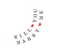 Healeved Guirlande Papier « Veux-tu M'épouser » Bannière Demande Mariage, Décoration Voiture Mariage, Ornement Suspendu Fête Romantique, Accessoires Décoration Intérieure et Extérieure