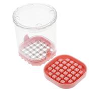 Healeved Hachoir à Légumes Multifonction en Acier Inoxydable et Plastique, Design Compact, Opération sans Effort, pour Fruits et Fraises Cuisine