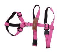 Healeved Harnais Anti-Traction pour Chien avec poignée : Harnais de Promenade avec Boucle réglable - Gilet Respirant pour Animaux de Compagnie Qui empêche de Tirer, idéal pour Le Dressage, Rose