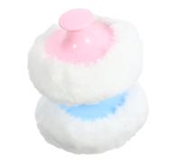 Healeved Houppettes à Poudre Pour Bébé Corps Lot De 4 Pièces Taille Moyenne Douces Pour Peau Sensible Applicateur Portable Pour Soin Bébé Garçon Polyvalent