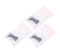 Healeved Houppettes de Maquillage Toucher Confortable et en Flocage Blanc Lot de 3 pour Poudre Effet Maquillage Naturel, Adaptées pour Salon de Beauté et Usage à Domicile