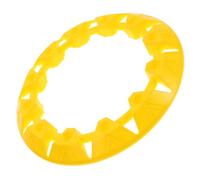 Healeved Housse de Jante et Pneu pour VTT 8 Pouces, Cache-moyeu de Roue Jaune en Plastique Résistant aux Chocs, Protection pour Quad et Chariot de Plage