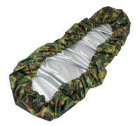 Healeved Housse de Kayak Étanche en Tissu Oxford Protection UV Argentée Taille 31-35 M Camouflage Jungle Pochette de Rangement Résistante à la Poussière pour Kayak et Canoë