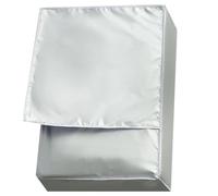 Healeved Housse de Protection en Polyester Argenté pour Climatiseur Extérieur Imperméable et Réfléchissante, Facile à Nettoyer, Adaptée aux Parties Externes de Climatisation et Fenêtres