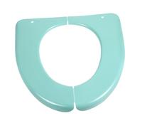 Healeved Housse de Siège de Toilette Pliable Portable en Plastique Pp Vert Nordique, Coussin pour Siège de Toilette, Léger et Compact, pour Maison et Voyages, Apprentissage Propreté, Usage