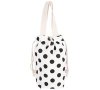 Healeved Housse Isotherme en Toile à Pois Sangle Manchon Portable pour Bouteille d'eau Protection Anti-Brûlure Isolation Thermique pour Tasse de Sport et Plein Air