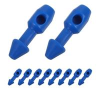 Healeved Insert de Chasse sous-Marine Installation Rapide 10 Pièces, en Plastique Haute Résistance Ancre Élastique, en Caoutchouc Résistant à l'usure, Bleu, pour Bande Caoutchouc