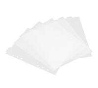 Healeved Intercalaires Pvc Amovibles pour Classeur A5 Onglets Écrits, Séparateurs Transparents Blancs, Design Créatif pour Fichiers et Présentations