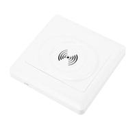 Healeved Interrupteur LED à Commande Sonore et Détection de Mouvement pour Couloirs d'Escaliers et Écoles, Fonction Contrôle Lumière, Matériau PC Blanc