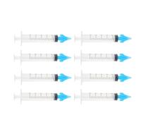 Healeved Irrigateur D’oreilles Portable 4 Kits 10 Ml pour Extraction du Cérumen, Nettoyant pour Cérumen Léger et Compact, Outils Auriculaires de Soins des Oreilles pour Nettoyage à